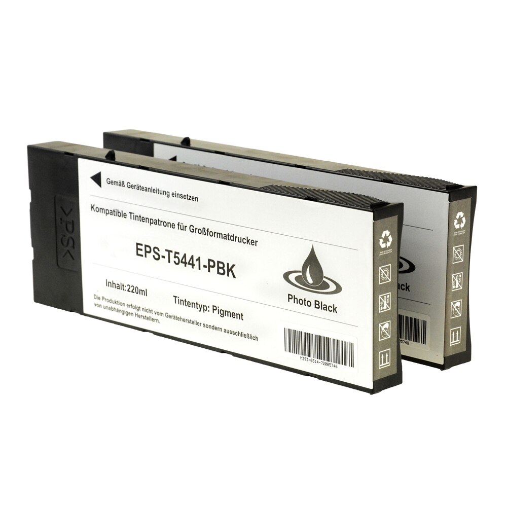 Set 2 Cartuse tonere T5441 Photo Black 16000 Pag 220 ml Compatibile Epson Stylus Pro 4000 / 4000 C 4 / 4000 C 8 / 4000 C 8 PS /7600 9600 Color Proofer 9600