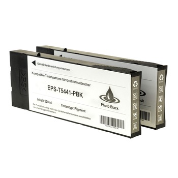Set 2 Cartuse tonere T5441 Photo Black 16000 Pag 220 ml Compatibile Epson Stylus Pro 4000 / 4000 C 4 / 4000 C 8 / 4000 C 8 PS /7600 9600 Color Proofer 9600 Set 2 Cartuse tonere T5441 Photo Black 16000 Pag 220 ml Compatibile Epson Stylus Pro 4000 / 4000 C 4 / 4000 C 8 / 4000 C 8 PS /7600 9600 Color Proofer 9600
