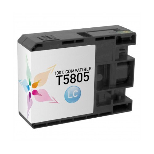 Cartus toner T5805 Light Cyano 5000 Pag 80 ml Compatibil Epson Stylus Pro 3800 Epson Stylus Pro 3880 Epson Stylus Pro 3880 Designer Edition
