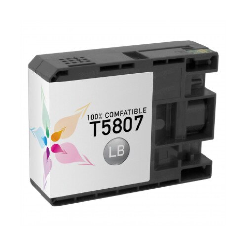 Cartus toner T5807 Light Black 5000 Pag 80 ml Compatibil Epson Stylus Pro 3800 Epson Stylus Pro 3880 Epson Stylus Pro 3880 Designer Edition
