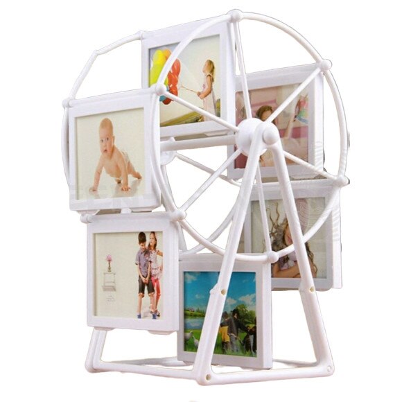 Carusel foto, decorativ, 12 poze, alb,33x23, Amied Concept