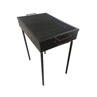 gratar cu picioare demontabile 50x35cm fix si mobil negru imagen 3_0_
0