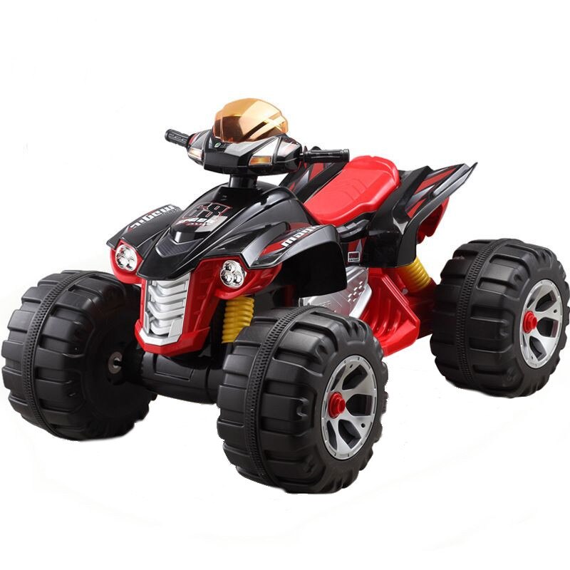 Atv electric pentru copii Offroad Buggy 12V cu sunete si lumini,Black/Red