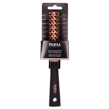 Perie de par pentru fohn, rotunda Parsa Beauty, Trend Line cu peri micsti, Rose Gold Perie de par pentru fohn, rotunda Parsa Beauty, Trend Line cu peri micsti, Rose Gold