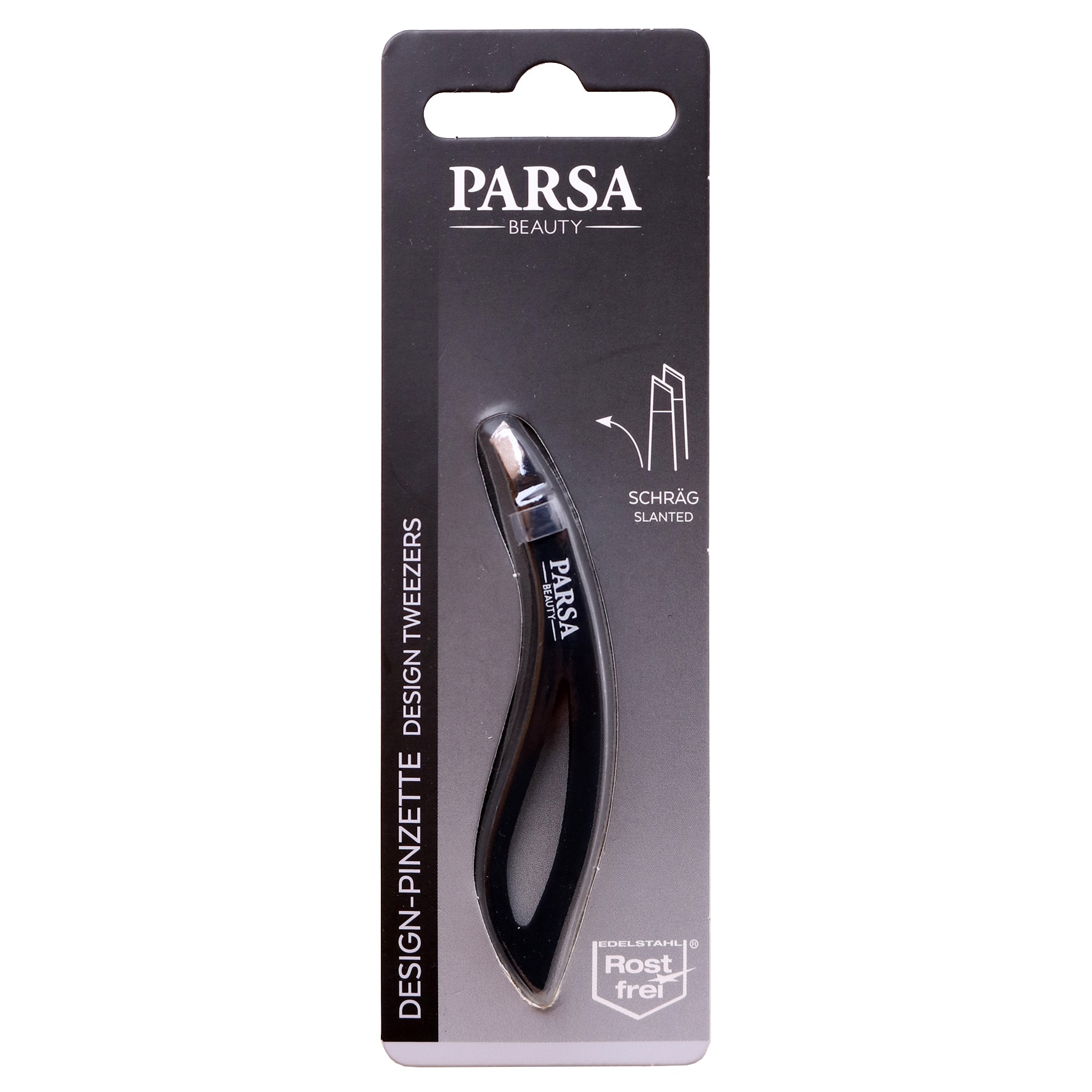 Penseta oblica Parsa Beauty, Negru