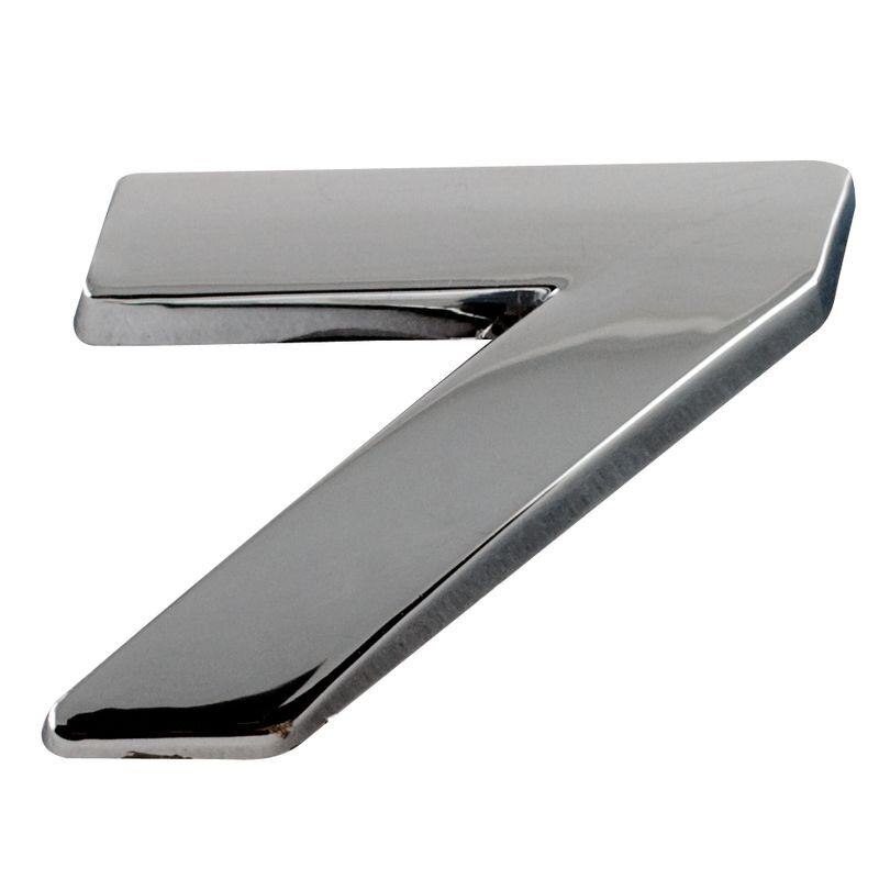 Ornament auto numarul 7, cromat