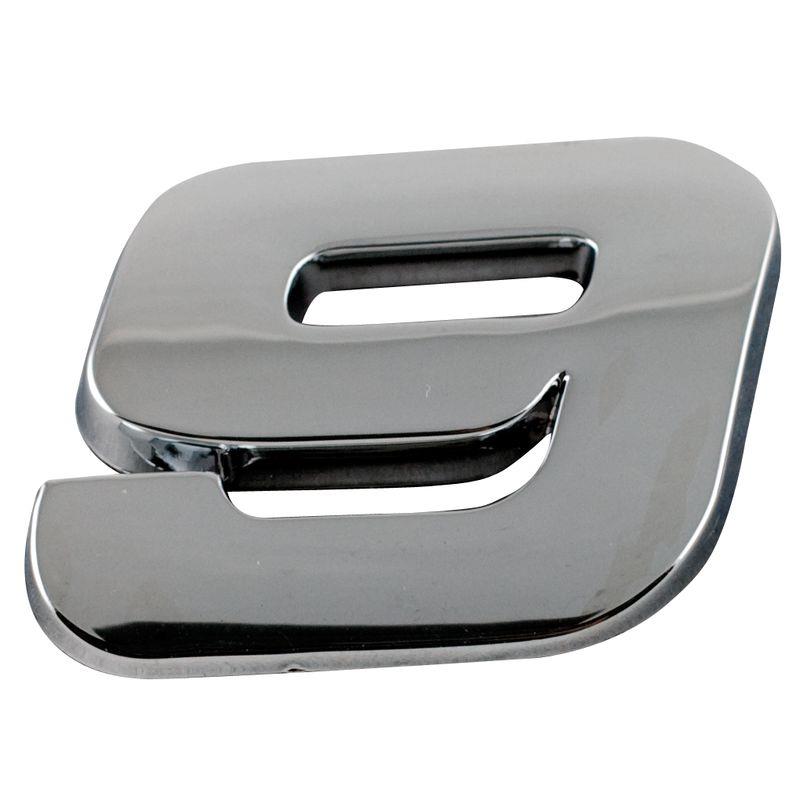 Ornament auto numarul 9, cromat, 28 mm