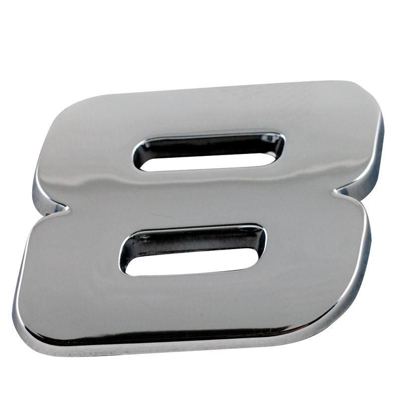 Ornament auto numarul 8, cromat