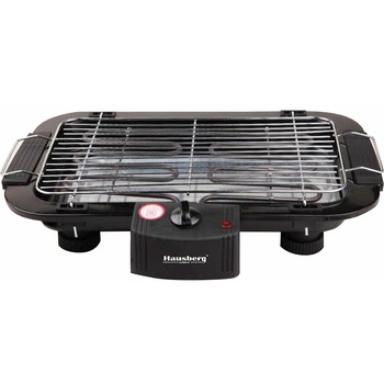 Gratar Electric Hausberg, Putere 2000 W, Grila din Inox, Suprafata mare de lucru, Rezistent la Temperaturi Ridicate si Zgarieturi, Design Modern, Negru Gratar Electric Hausberg, Putere 2000 W, Grila din Inox, Suprafata mare de lucru, Rezistent la Temperaturi Ridicate si Zgarieturi, Design Modern, Negru