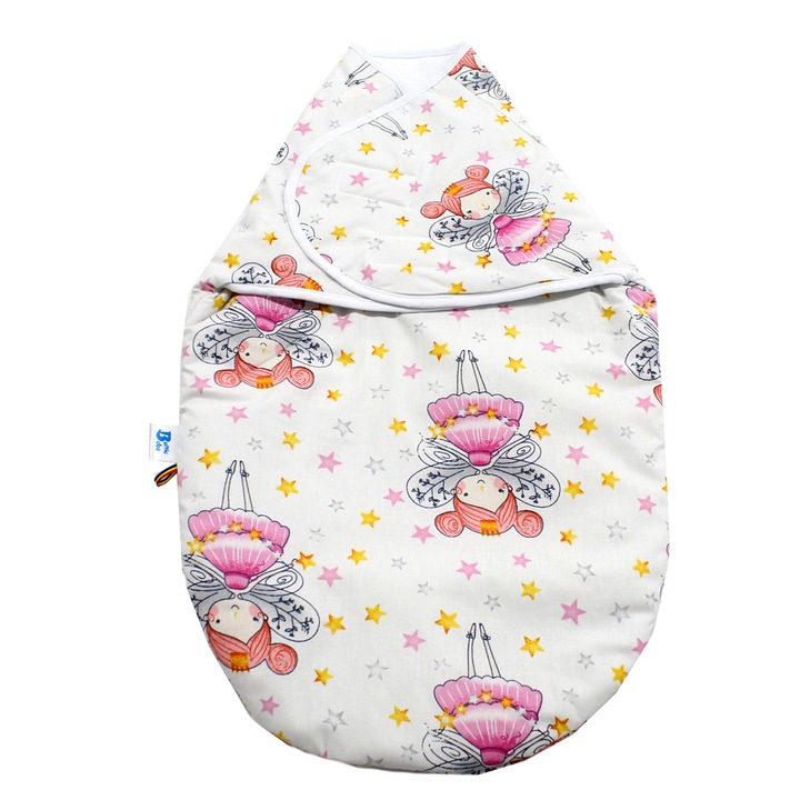 Sistem Infasare Balticbebe Toamna - Iarna Bumbac, Roz, Printesa - 3-6 luni, 60