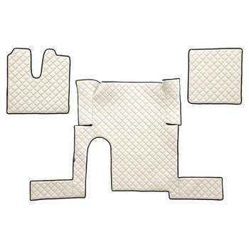 Set 3 covorase camion F-Core, Piele-ECO, pentru MAN TGX, transmisie manuala, 1 sertar, Bej Set 3 covorase camion F-Core, Piele-ECO, pentru MAN TGX, transmisie manuala, 1 sertar, Bej