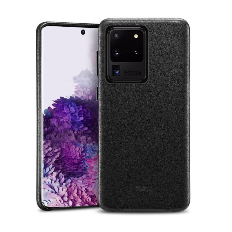 Carcasa ESR Metro Premium Leather Phone Case for Samsung Galaxy S20 Ultra, Black