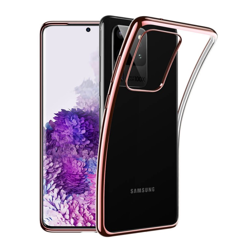 Husa slim ESR Essential Crown Clear Thin Case pentru Galaxy S20 Ultra, Rose Gold