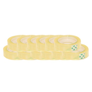 Banda adeziva EVOffice, 12mmx33m, 12 buc, Transparent Banda adeziva EVOffice, 12mmx33m, 12 buc, Transparent