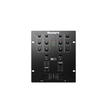 Mixer analog 2 canale, Numark M101USB, Egalizator, 4 x RCA, negru, Jack 3.5 mm Mixer analog 2 canale, Numark M101USB, Egalizator, 4 x RCA, negru, Jack 3.5 mm