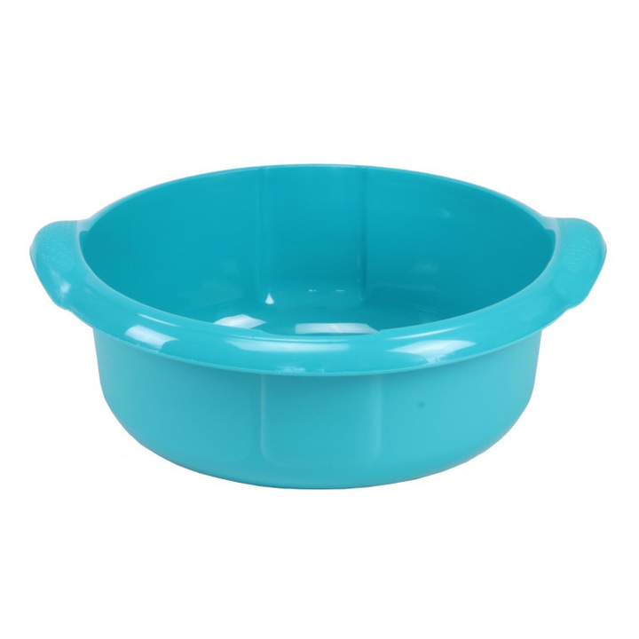 Bol bucatarie cu maner, Domotti, Sara, 36cm, albastru