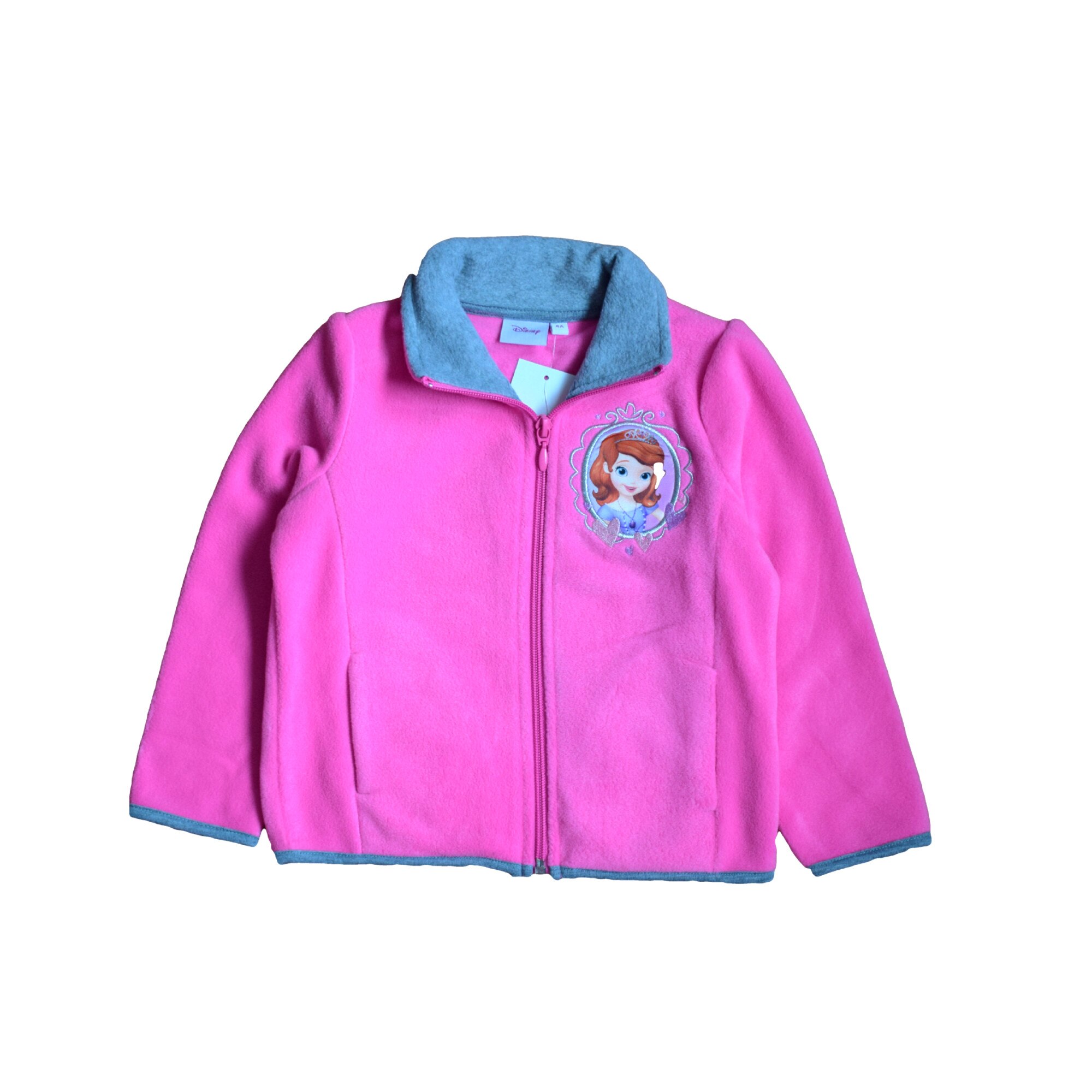 Hanorac polar Sofia, Disney, fucsia