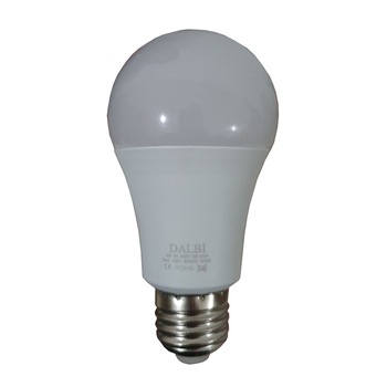 Bec cu LED , senzor miscare , 9 W , fasung E 27 , lumina calda , elSales , alb Bec cu LED , senzor miscare , 9 W , fasung E 27 , lumina calda , elSales , alb