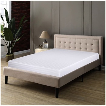 Cearsaf de pat cu elastic Kring, 140x200x25 cm, 100% bumbac satinat, 205TC, Alb Cearsaf de pat cu elastic Kring, 140x200x25 cm, 100% bumbac satinat, 205TC, Alb