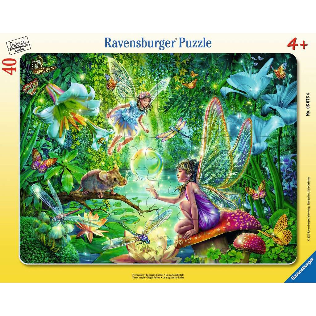 Puzzle Ravensburger - Padurea fermecata, 40 piese