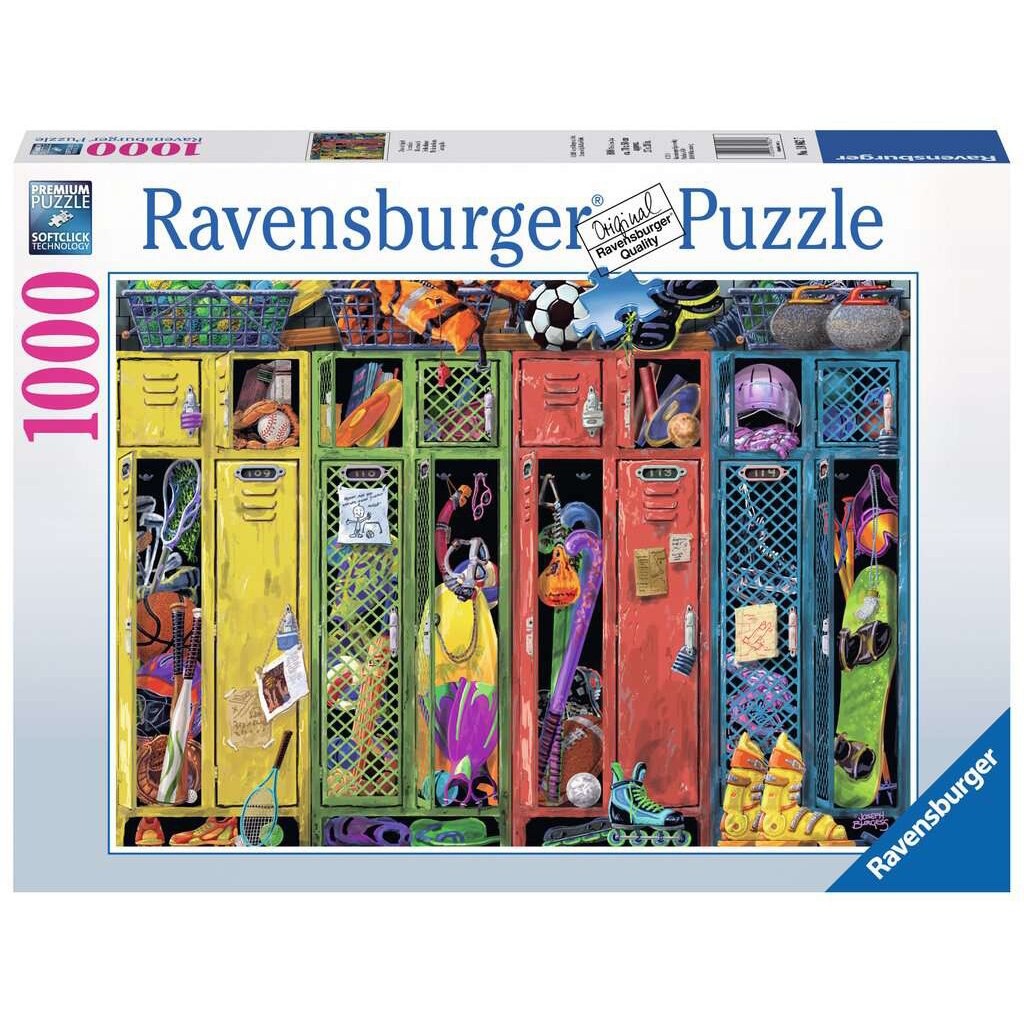 Puzzle Ravensburger - Vestiar Sportiv, 1000 piese