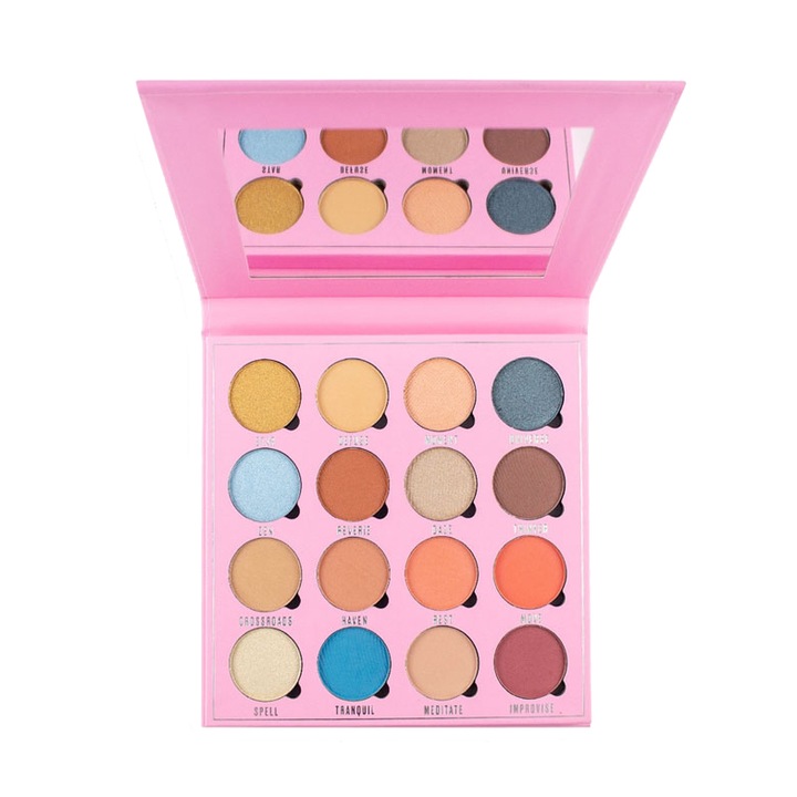 Paleta de farduri Makeup Revolution Obsession All We Have Is Now, 16x 1.3 g