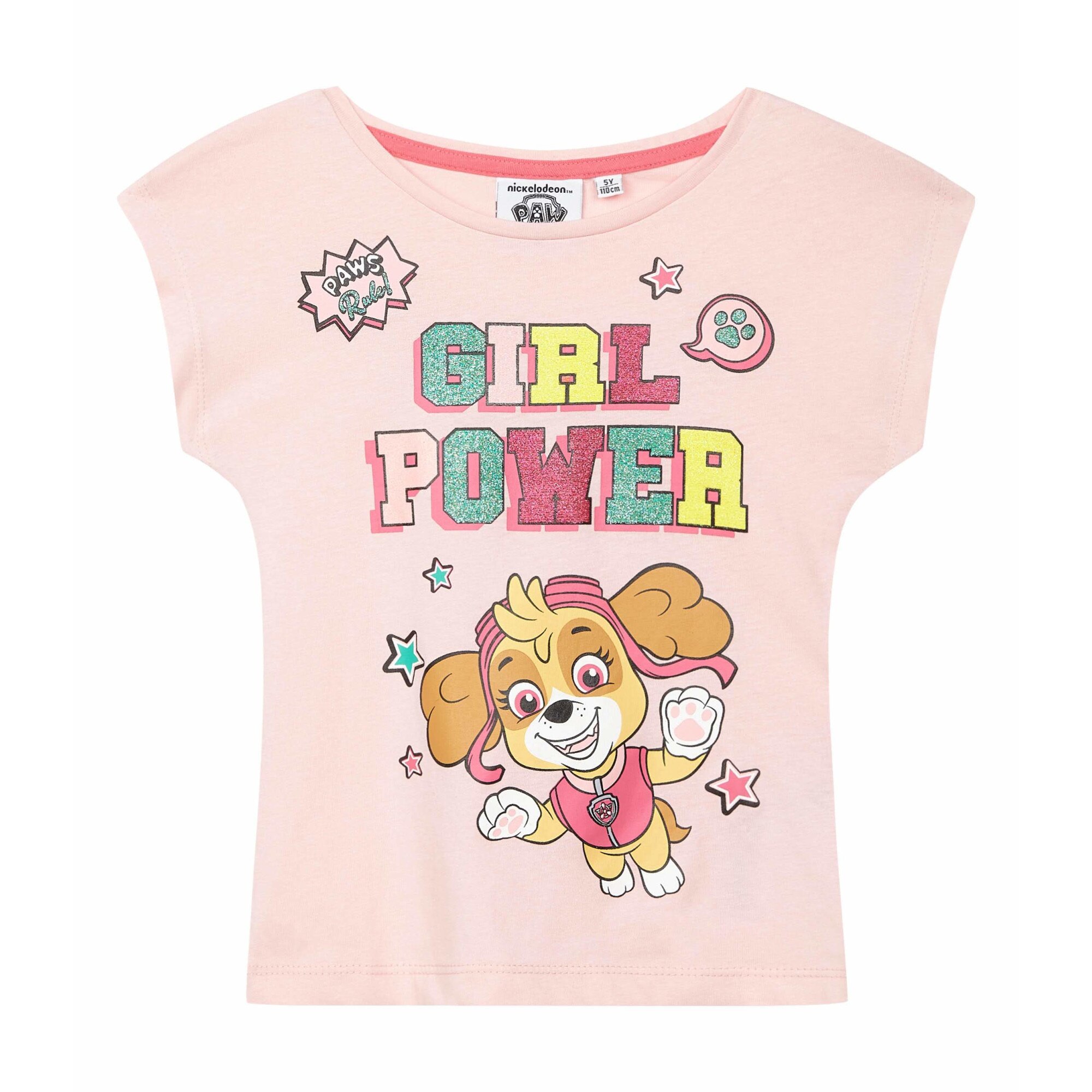 Tricou Patrula Catelusilor roz, 128 cm, 8 ani