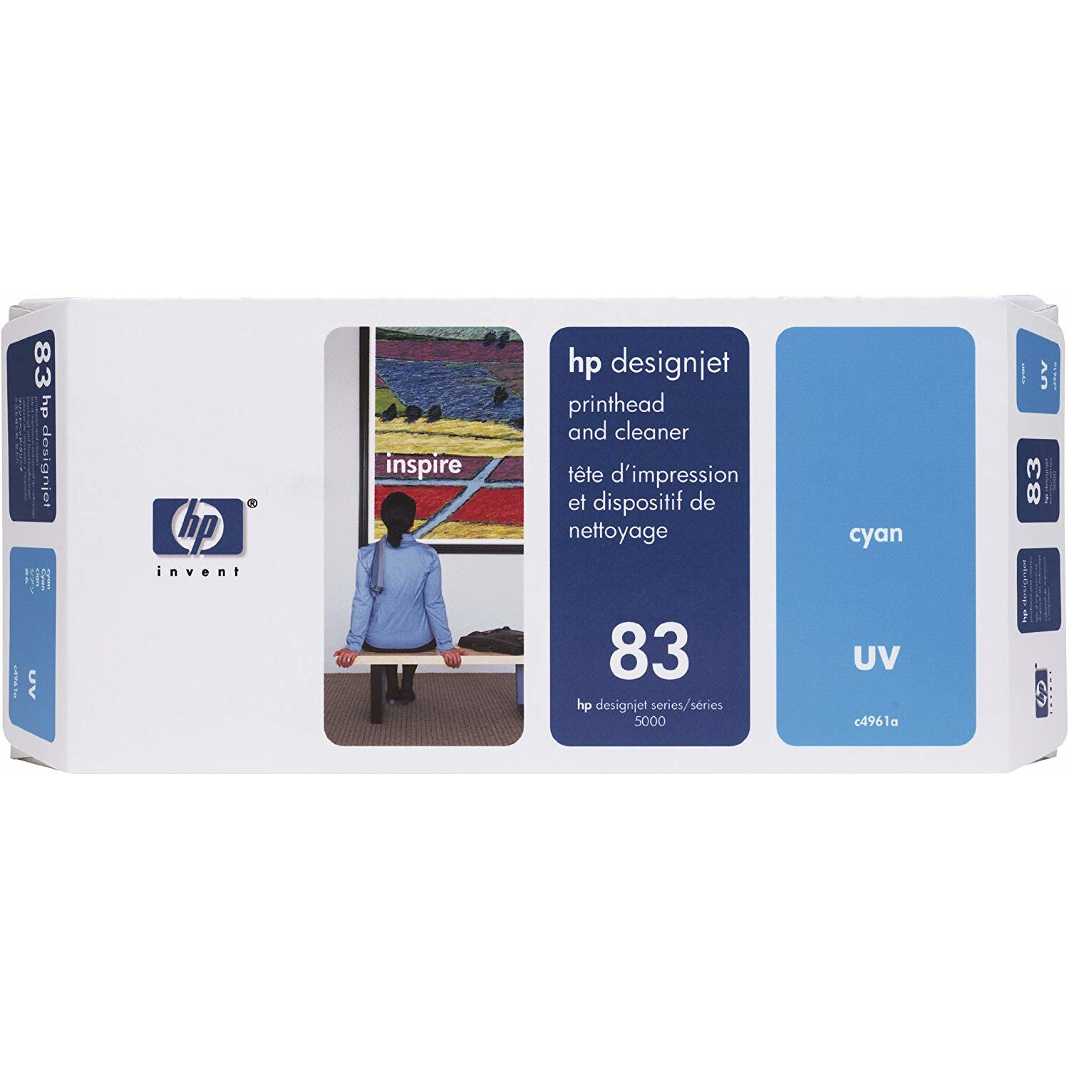 Cap de printare si curatare C4961A (83) cyan UV HP original 13ml