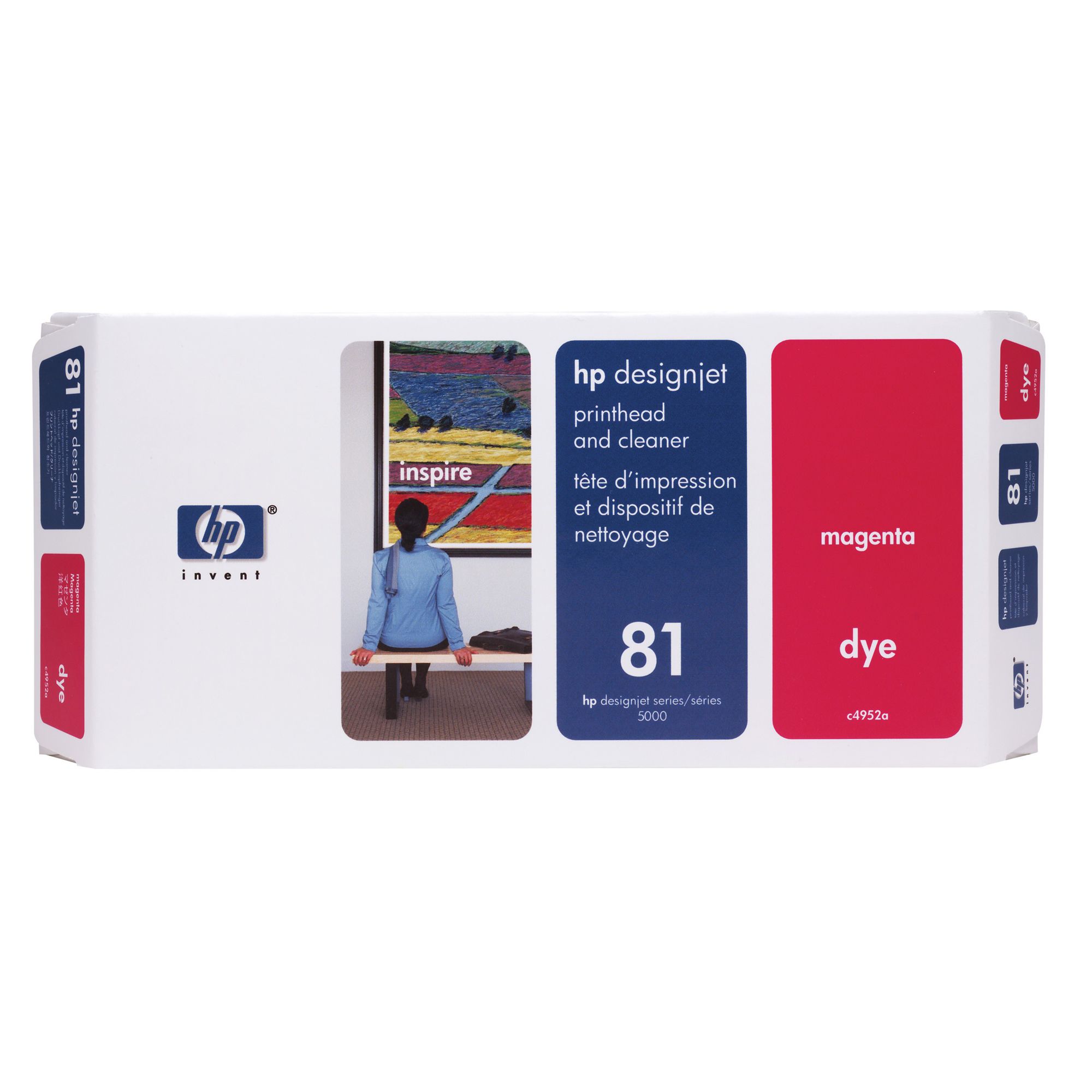 Cap de printare si curatare C4962A (83) magenta UV HP original 13ml