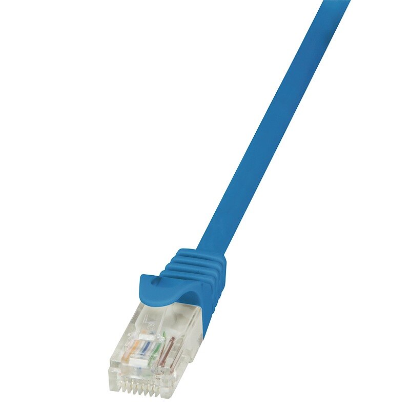 Cablu patchcord gembird, logilink, CAT6 U/UTP EconLine 1,50m albastru