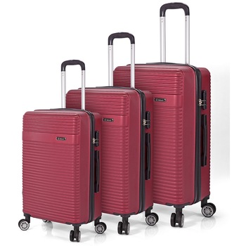 Set Trolere, ABS, BENZI, BZ 5418, 3 Piese, Rosu Set Trolere, ABS, BENZI, BZ 5418, 3 Piese, Rosu