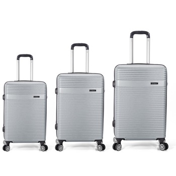 Set Trolere, ABS, BENZI, BZ 5418, 3 Piese, Gri Set Trolere, ABS, BENZI, BZ 5418, 3 Piese, Gri