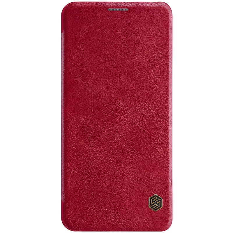 Husa tip carte Nillkin Qin pentru Samsung Galaxy A60, rosu
