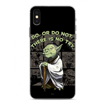 Husa Capac TPU, YODA 007, Apple iPhone 11 cu Licenta, Negru Blister Husa Capac TPU, YODA 007, Apple iPhone 11 cu Licenta, Negru Blister