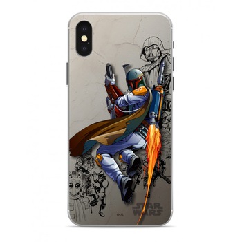 Husa Capac TPU, BOBA FETT 003, Samsung A405 Galaxy A40 cu Licenta, Blister Husa Capac TPU, BOBA FETT 003, Samsung A405 Galaxy A40 cu Licenta, Blister