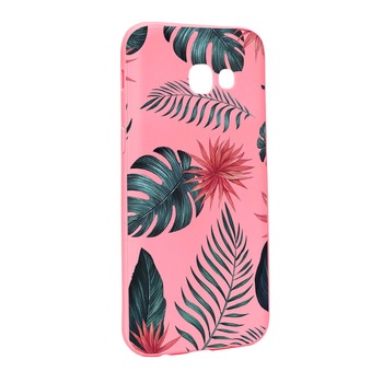 Husa de protectie Flori tropicale, pentru Samsung Galaxy A3 2017, rezistenta la uzura, anti-alunecare, din silicon Premium, P497 Husa de protectie Flori tropicale, pentru Samsung Galaxy A3 2017, rezistenta la uzura, anti-alunecare, din silicon Premium, P497