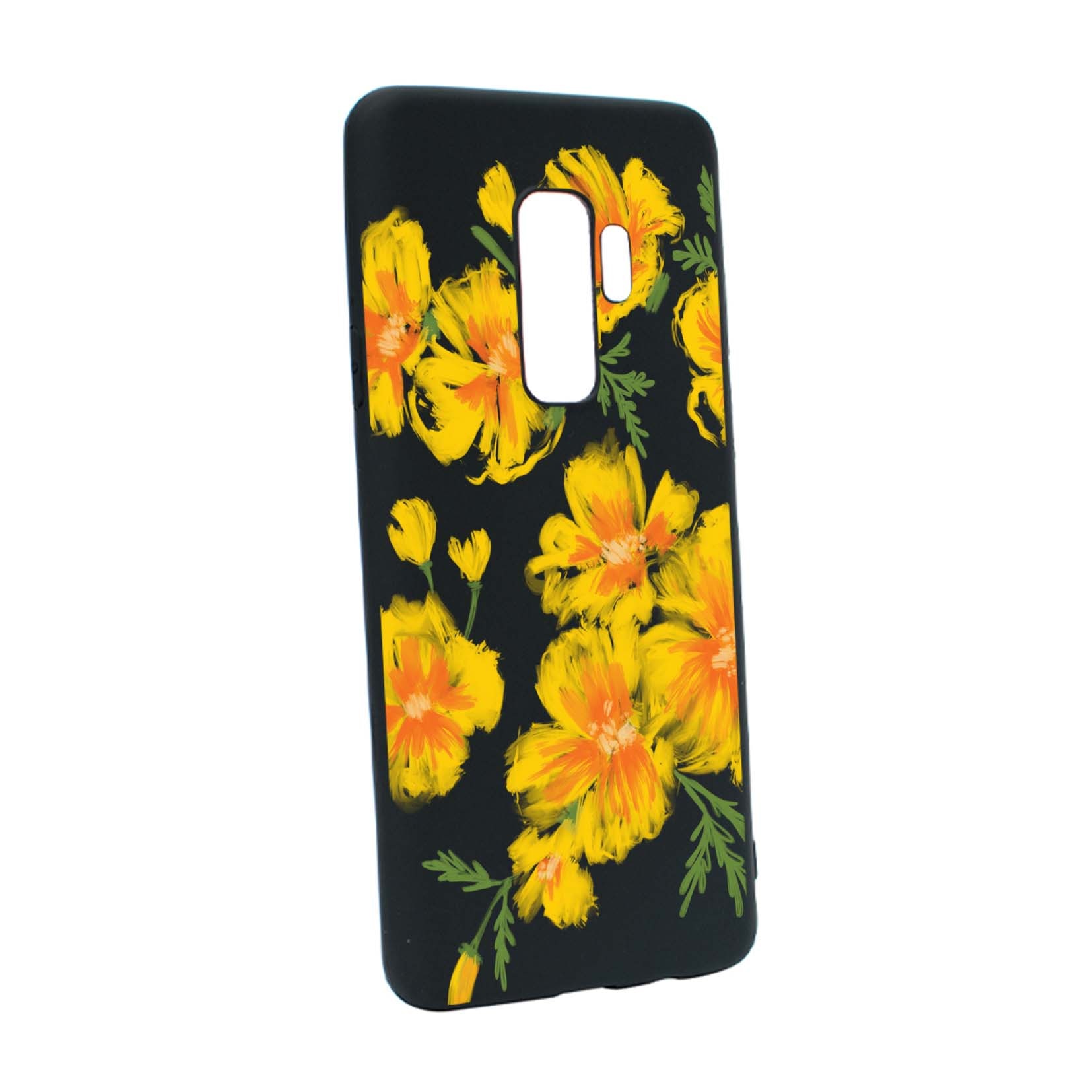 Husa de protectie Flori, culorile de pastel, pentru Samsung Galaxy S9, rezistenta la uzura, anti-alunecare, din silicon Premium, B502