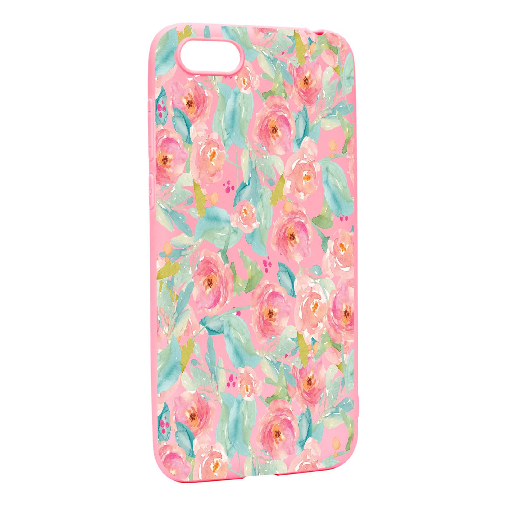 Husa de protectie Flori, culorile de pastel, pentru Apple iPhone 6 / 6S, rezistenta la uzura, anti-alunecare, din silicon Premium, P503
