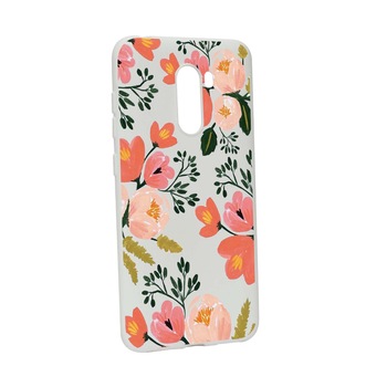 Husa de protectie Flori, culorile de pastel, pentru Xiaomi PocoPhone F1, rezistenta la uzura, anti-alunecare, din silicon Premium, W504 Husa de protectie Flori, culorile de pastel, pentru Xiaomi PocoPhone F1, rezistenta la uzura, anti-alunecare, din silicon Premium, W504