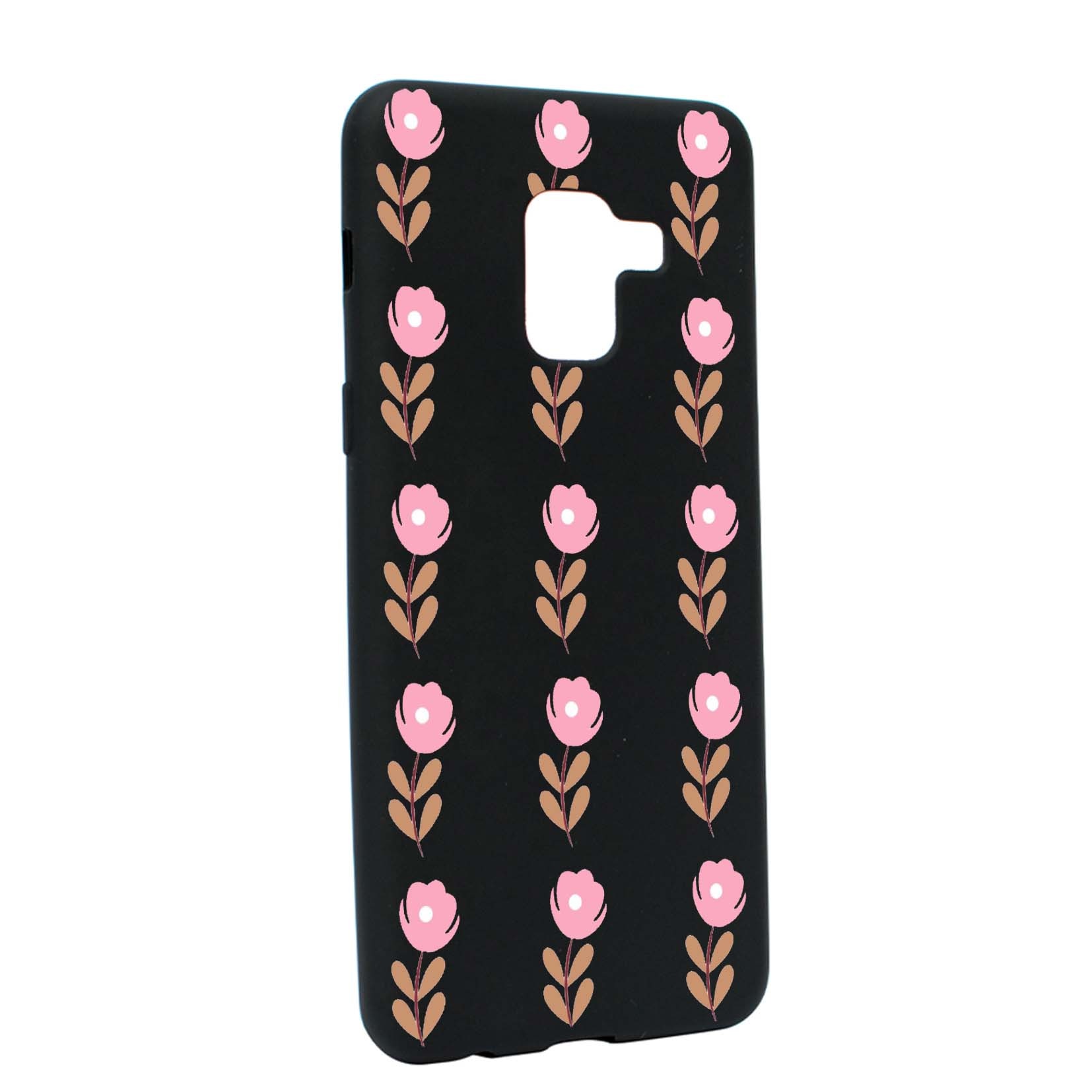 Husa de protectie Flori, pentru Samsung Galaxy A5 2018, rezistenta la uzura, anti-alunecare, din silicon Premium, B505