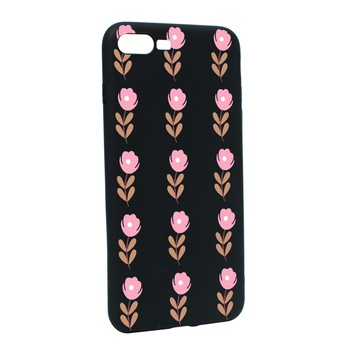 Husa de protectie Flori, pentru Apple iPhone 7 Plus / 8 Plus, rezistenta la uzura, anti-alunecare, din silicon Premium, B505 Husa de protectie Flori, pentru Apple iPhone 7 Plus / 8 Plus, rezistenta la uzura, anti-alunecare, din silicon Premium, B505