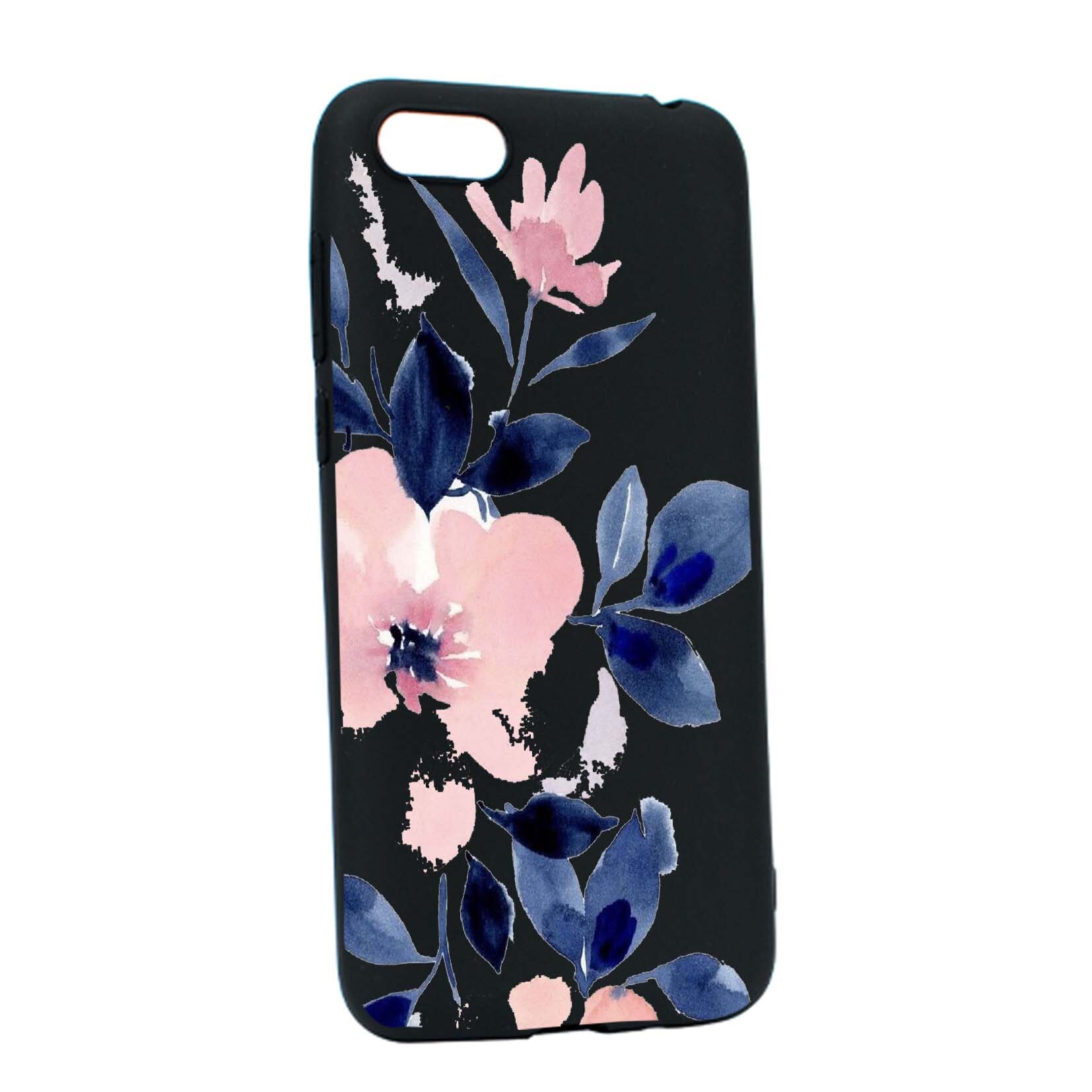 Husa de protectie Flori, culorile de pastel, pentru Apple iPhone 6 / 6S, rezistenta la uzura, anti-alunecare, din silicon Premium, B506