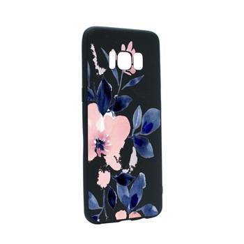 Husa de protectie Flori, culorile de pastel, pentru Samsung Galaxy S8, rezistenta la uzura, anti-alunecare, din silicon Premium, B506 Husa de protectie Flori, culorile de pastel, pentru Samsung Galaxy S8, rezistenta la uzura, anti-alunecare, din silicon Premium, B506