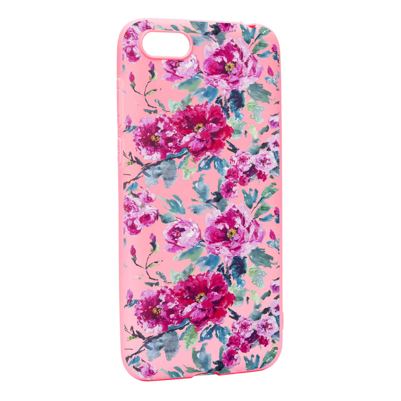 Husa de protectie Flori, culorile de pastel, pentru Apple iPhone 6 / 6S, rezistenta la uzura, anti-alunecare, din silicon Premium, P507