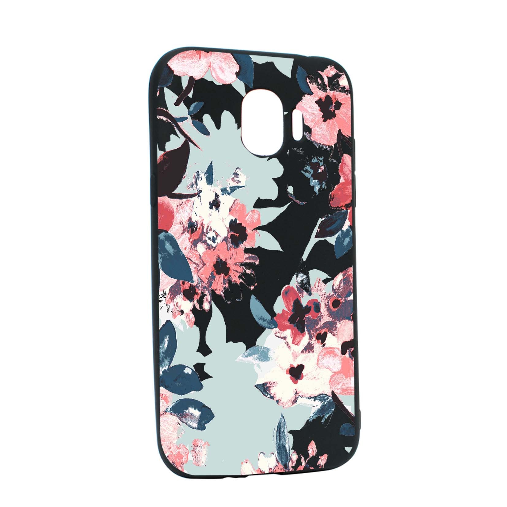 Husa de protectie Flori, culorile de pastel, pentru Samsung Galaxy J2 Pro 2018 / J2 2018 / Grand Prime Pro, rezistenta la uzura, anti-alunecare, din silicon Premium, B508