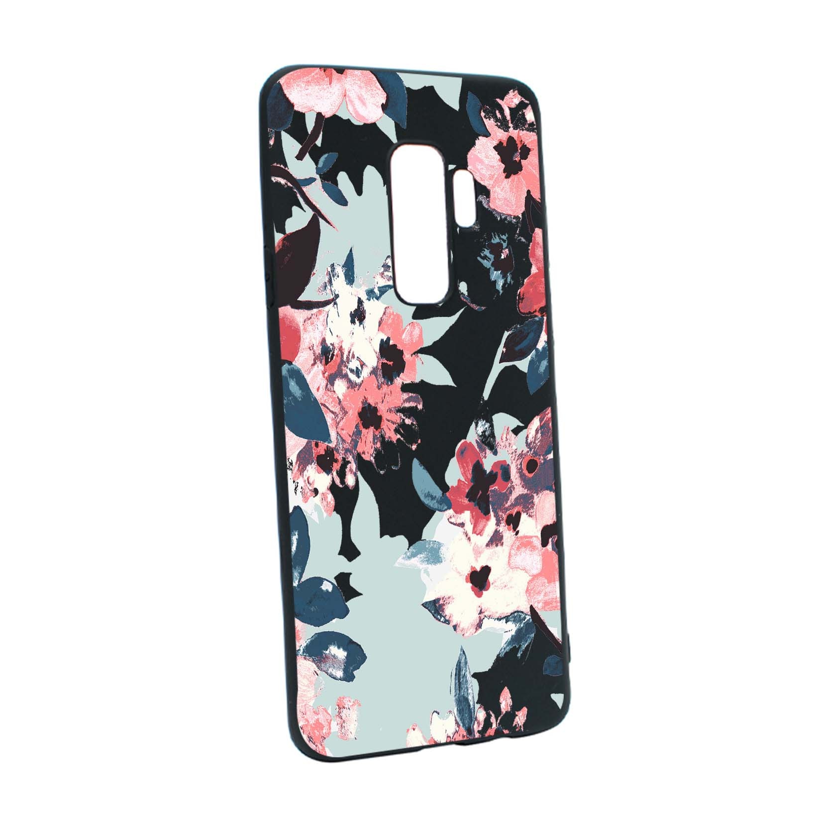 Husa de protectie Flori, culorile de pastel, pentru Samsung Galaxy S9, rezistenta la uzura, anti-alunecare, din silicon Premium, B508