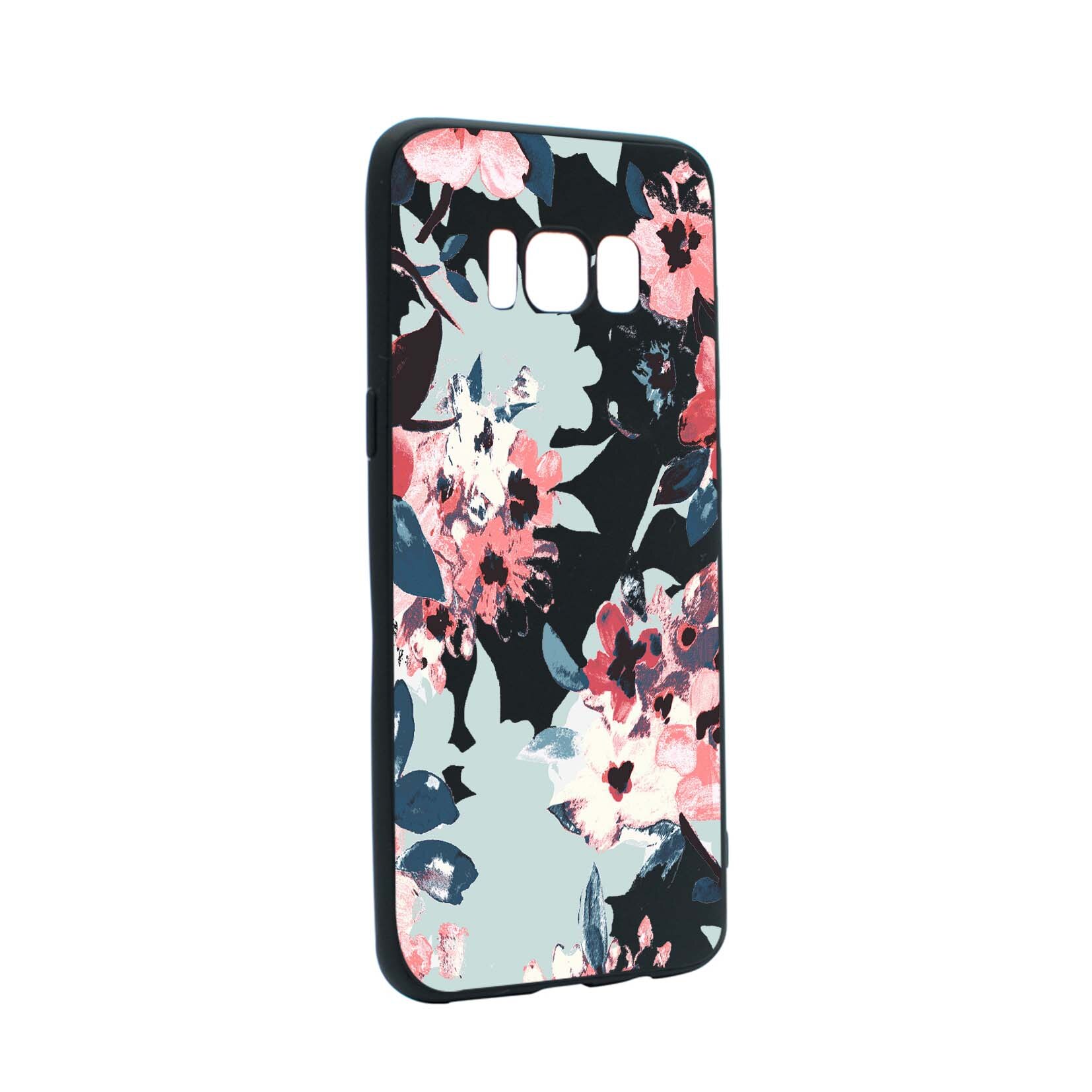 Husa de protectie Flori, culorile de pastel, pentru Samsung Galaxy S8 Plus, rezistenta la uzura, anti-alunecare, din silicon Premium, B508