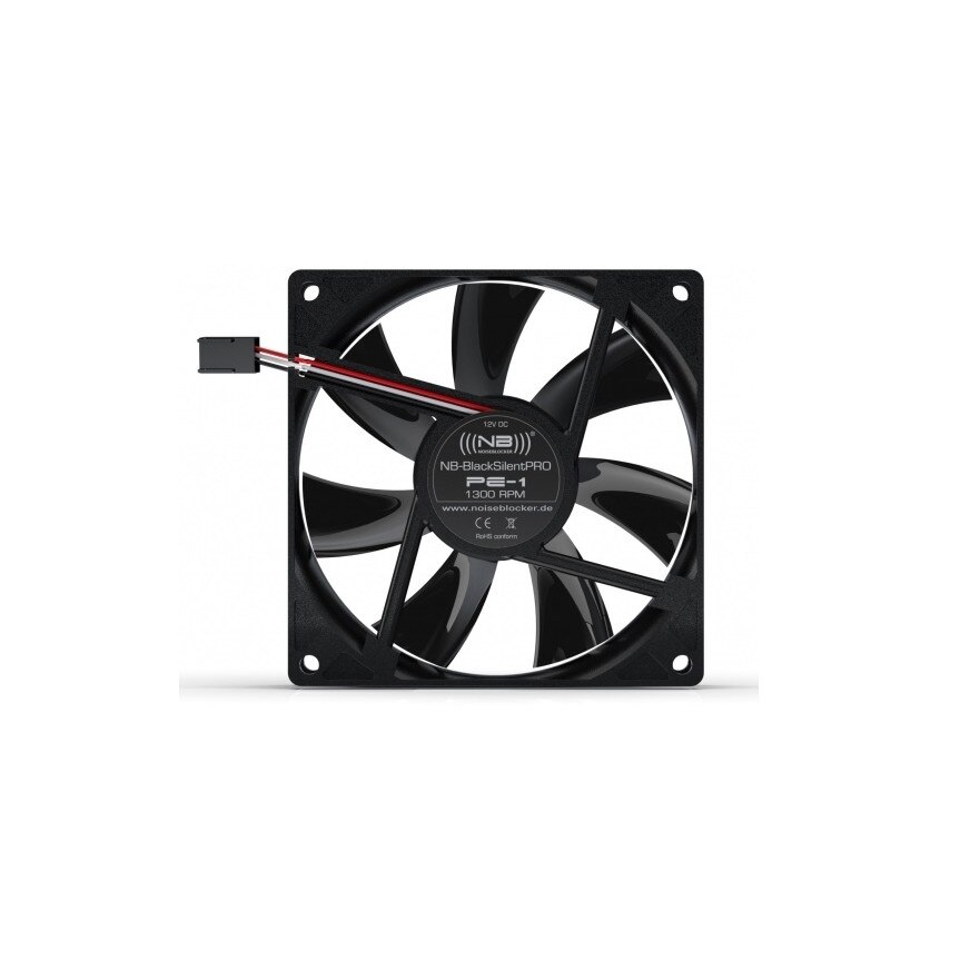 Noiseblocker BlackSilent Pro PE-P Lüfter 92 Mm – PWM-steuerbar, Extrem Leise (3–32 DB)