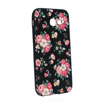 Husa de protectie Flori, culorile de pastel, pentru Samsung Galaxy A3 2017, rezistenta la uzura, anti-alunecare, din silicon Premium, B511 Husa de protectie Flori, culorile de pastel, pentru Samsung Galaxy A3 2017, rezistenta la uzura, anti-alunecare, din silicon Premium, B511