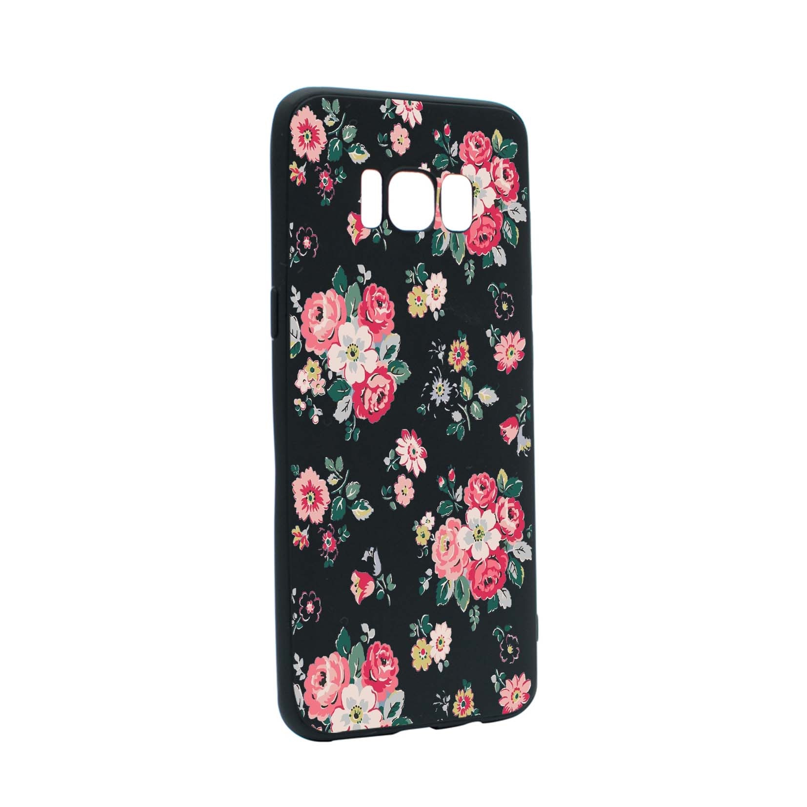 Husa de protectie Flori, culorile de pastel, pentru Samsung Galaxy S8, rezistenta la uzura, anti-alunecare, din silicon Premium, B511